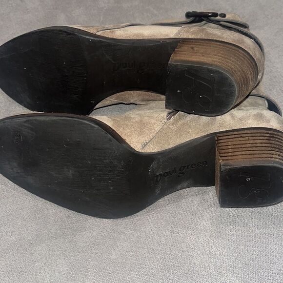 Paul Green tan suede leather approx 1.5”-1.75 heel - Picture 5 of 7
